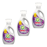 Kit 3 Lava Roupa Líquido Ariel Toque De Downy 1 2 Litros