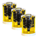 Kit 3 Lavas Copos C 5 Escova E Ventosa P Fixação Envio Já