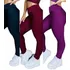 Kit 3 Leg Suplex Cotton Esportiva Academia Cos Alto Atacado.