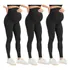Kit 3 Legging Gestante Calça Grávida Conforto Sustentação
