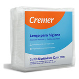 Kit 3 Lenço Para Banho No Leito Cremer Pacote C 50 Un