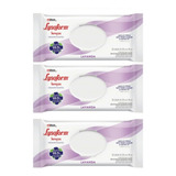 Kit 3 Lenços Umedecido Lysoform Desinfetante Lavanda 36 Cada