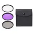 Kit 3 Lente Filtro Canon 58mm Cpl Polarizador Fld Uv Camera