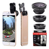 Kit 3 Lentes Lente Wide Universal Clip Lens iPhone