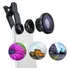 Kit 3 Lentes Lentes Fisheye Universal Clip Lens iPhone