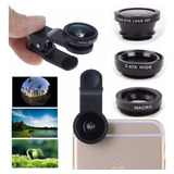 Kit 3 Lentes Olho De Peixe Celular Melhores Selfies Nokia
