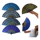 Kit 3 Leque Luxo Estilo Oriental Japonês Varias Cores