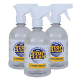 Kit 3 Limpador Para Quadro Branco Stop Clean 500 Ml