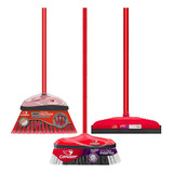 Kit 3 Limpeza Vassoura Condor V 35 V 9 Rodo 1124 Com Cabo