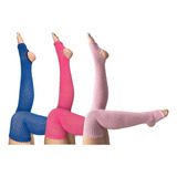 Kit 3 Lindas Perneiras Colors Canelada Algodão 7 8 Polliá