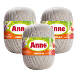 Kit 3 Linha Anne 500 Circulo Cor 8176 Offwhite