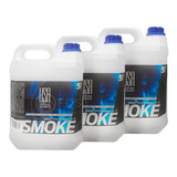 Kit 3 Líquido Máquina De Fumaça Fluido Smoke Pro Usa 5 Litro