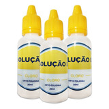 Kit 3 Liquido Reagente Cloro Cl