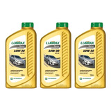 Kit 3 Litros Óleo Lubrax Tecno Profissional 10w30 Api Sn
