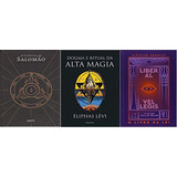 Kit 3 Livro Clavicula Salomão Livro Lei Dogma Alta Magia