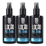 Kit 3 Loção Pos Barba Spray Big Barber 250ml Menthol
