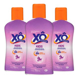 Kit 3 Loção Repelente Insetos Infantil 6h Xô Insetos 100ml