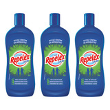 Kit 3 Loções Repelente De Mosquito Repelex 200 Ml Suave