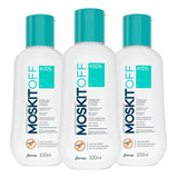 Kit 3 Loções Repelentes Kids Moskit Off 100ml Farmax