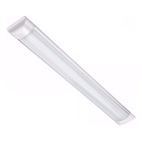 Kit 3 Luminaria Lâmpada Led Tubular Slim 1 20m 6000k 36w Luz Branco frio 110v 220v bivolt 