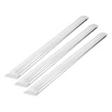 Kit 3 Luminária Lâmpada Tubular Led 60cm Slim Branco Frio 6000k 20w Completa Bivolt