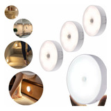 Kit 3 Luminaria Led Sensor Presença Lampada Luz Quente Frio