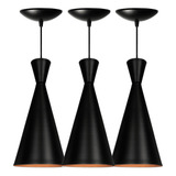 Kit 3 Luminaria Pendente