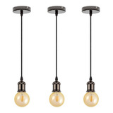 Kit 3 Luminarias Pendentes