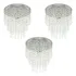 Kit 3 Lustre De Cristal Acrilico Manucrillic Magnifico!