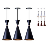 Kit 3 Lustres Pendentes Moscou Para Mesa Balcão Gourmet Full
