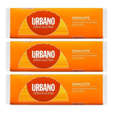 Kit 3 Macarrão De Arroz Espaguete Urbano 500g Sem Glúten