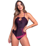 Kit 3 Maiô Feminino Engana Mamãe Estampado Lycra Verão 2017