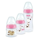 Kit 3 Mamadeiras Bebê Starter First Choice Anticólica Nuk