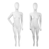 Kit 3 Manequim Feminino Pose Branco 3 Braços Com Base