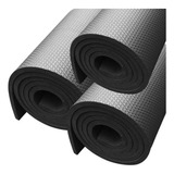 Kit 3 Mantas Piso Tapete Borracha Eva Texturizado 2x1 10mm