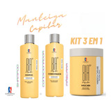 Kit 3 Manteiga Capilar Dia Dia Máscara Shampoo Condicionador