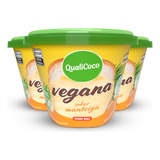 Kit 3 Manteiga De Coco Natural Com Sal Qualicoco 200g