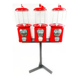 Kit 3 Máquina De Bolinha Pula Pula Chapa Pedestal S juros