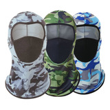 Kit 3 Mascaras De Pesca Respirador Bandana Proteção Uv50 