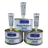 Kit 3 Massa Poliester