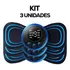 Kit 3 Massageador Portátil Recarregável Dor Pescoço Coluna 110v/220v