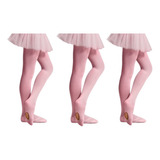 Kit 3 Meias Calça Ballet Infantil