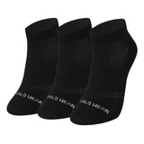 Kit 3 Meias Cano Curto Polo Wear Preto