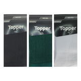 Kit 3 Meiões Topper Dominator Futebol Infantil Tam 31 A 34