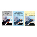 Kit 3 Métodos Mário Mascarenhas Teclado Vol 1 2 E 3