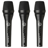 Kit 3 Microfone Akg P3s Perception Dinâmico Original Nota