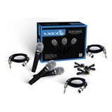 Kit 3 Microfone Com