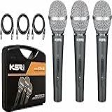 Kit 3 Microfone Profissional Sm Ktr58 Ksr Pro - Cabo XLR