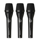 Kit 3 Microfones Akg P3s Perception Dinâmico Original Nf