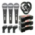 Kit 3 Microfones Arcano Renius-8 Com Cabo Xlr-xlr 4,5m